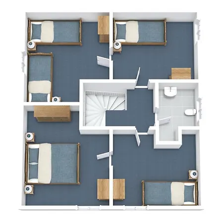 別荘 Ferienhaussiedlung Strandperlen Sanddornhof 8b ヴストロ